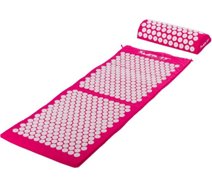 Movit akupresurní podložka s polštářem růžová 130 x 50 cm