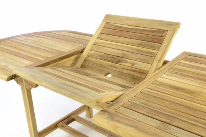 DIVERO 60463 zahradní nábytek z teaku, rozkládací stůl 170/230cm - Image 2