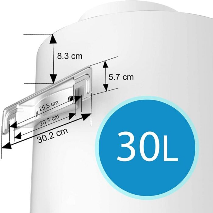 Aquamarin 74795 Elektrický zásobník na horkou vodu 30 l, bílý - Image 2