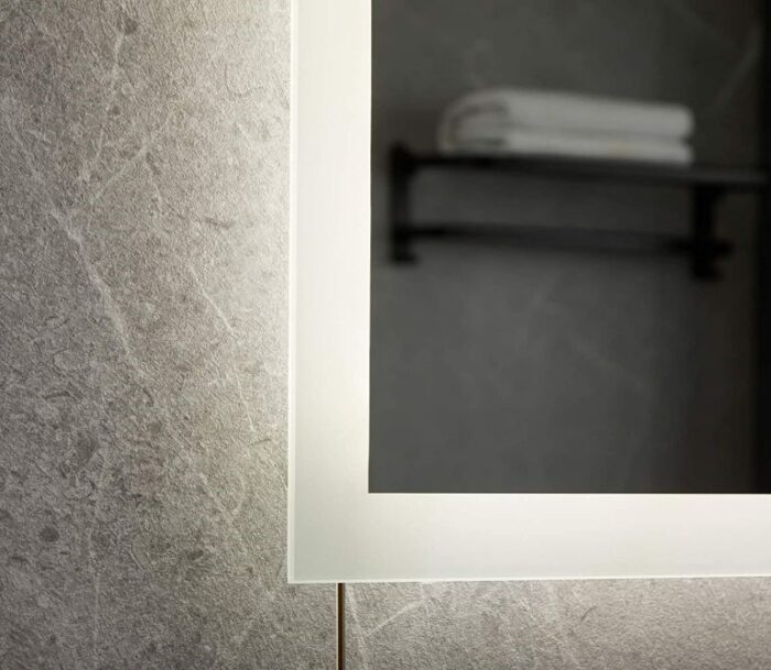 Aquamarin zrcadlo s LED osvětlením, 100 x 80 cm 77490 - Image 2