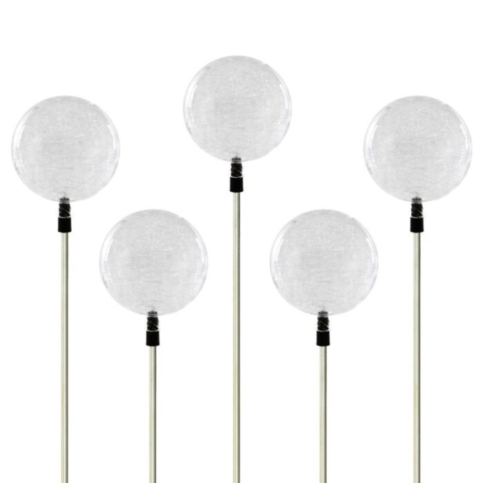 Garthen 751 Zahradní sada solárních LED lamp - 3 skleněné koule s barevnou změnou - Image 2
