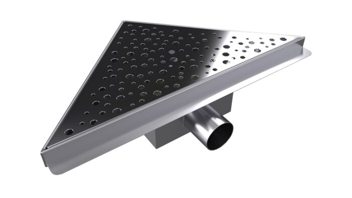 WellMall B-TRIANGL 30 Chrom Odtoková vpusť rohová - Image 2