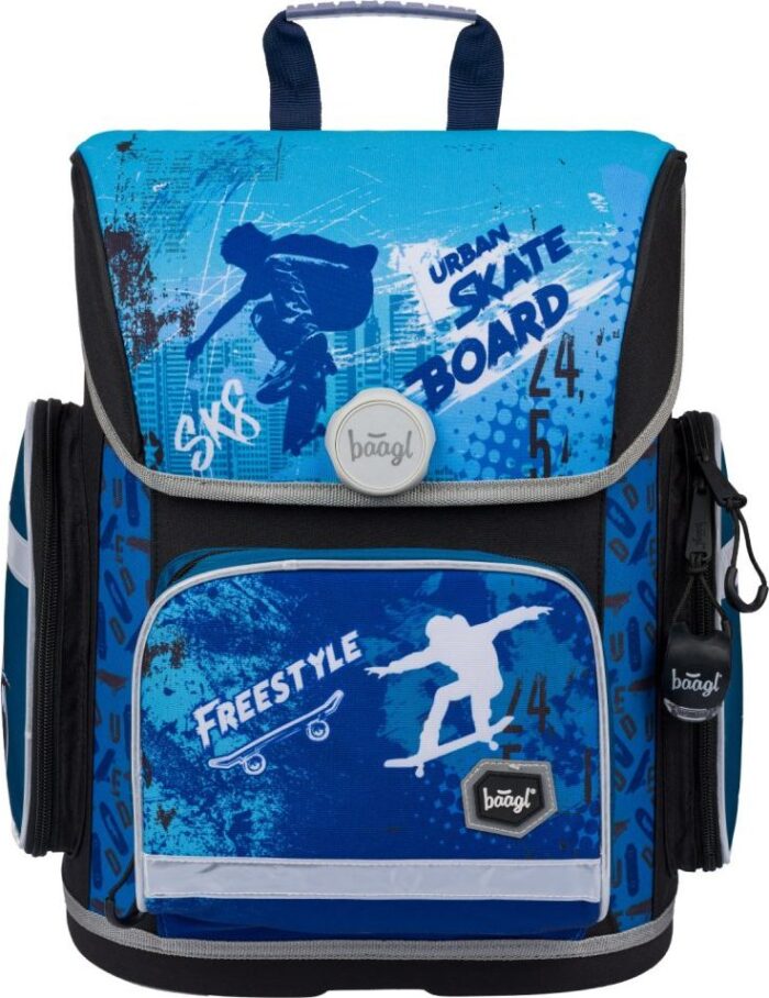 Baagl aktovka Ergo Skateboard A 8736 19 L modrá