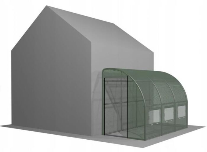 Foliovník segmentový přístěnný 4x1,5x2m ZELENÝ/ CH1439 - Obrázek 2