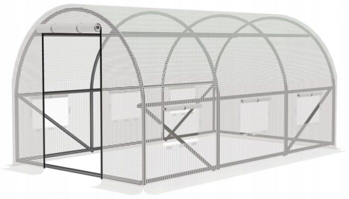 Foliovník segmentový 3x2x2m BÍLÝ / CH5569 - Obrázek 2